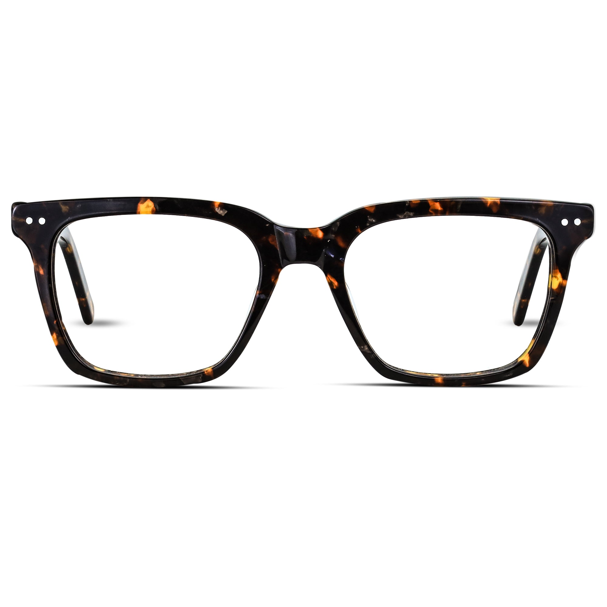 Thick Square Acetate Eyeglasses