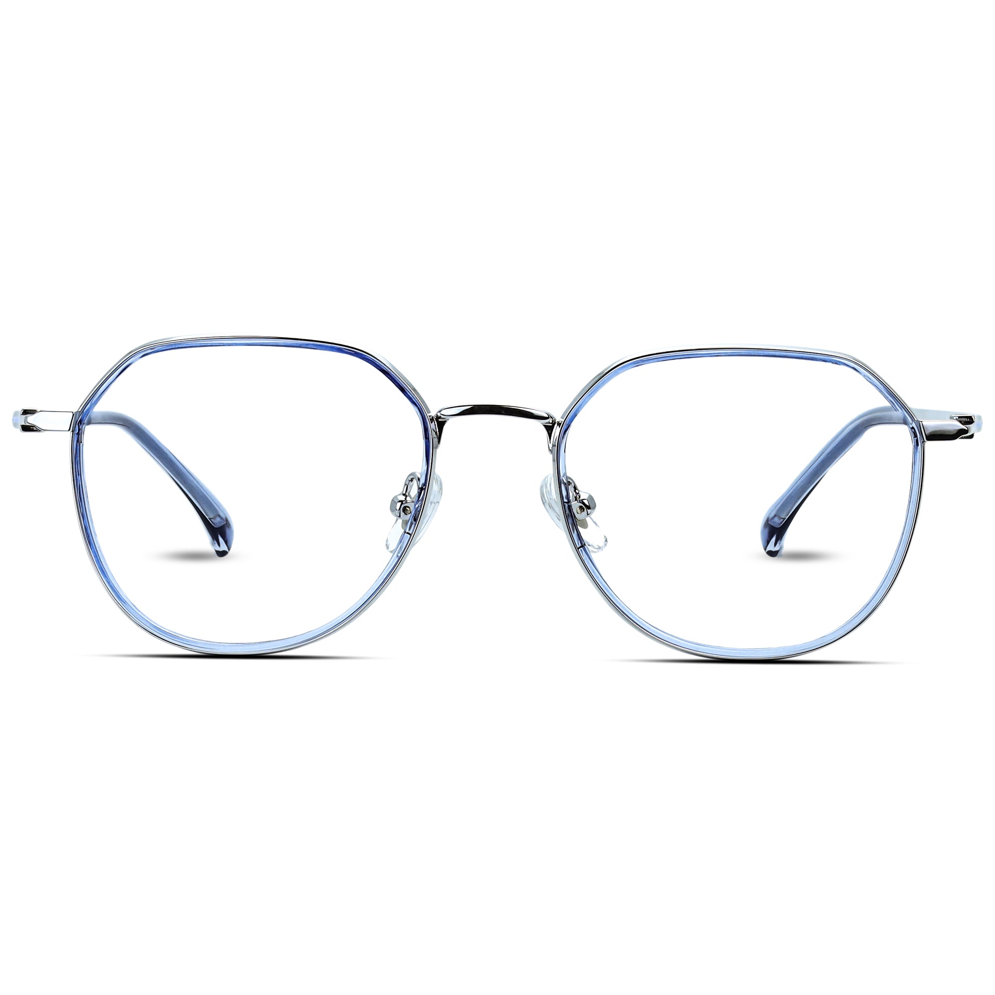 Hexagon Metal Unisex Eyeglasses