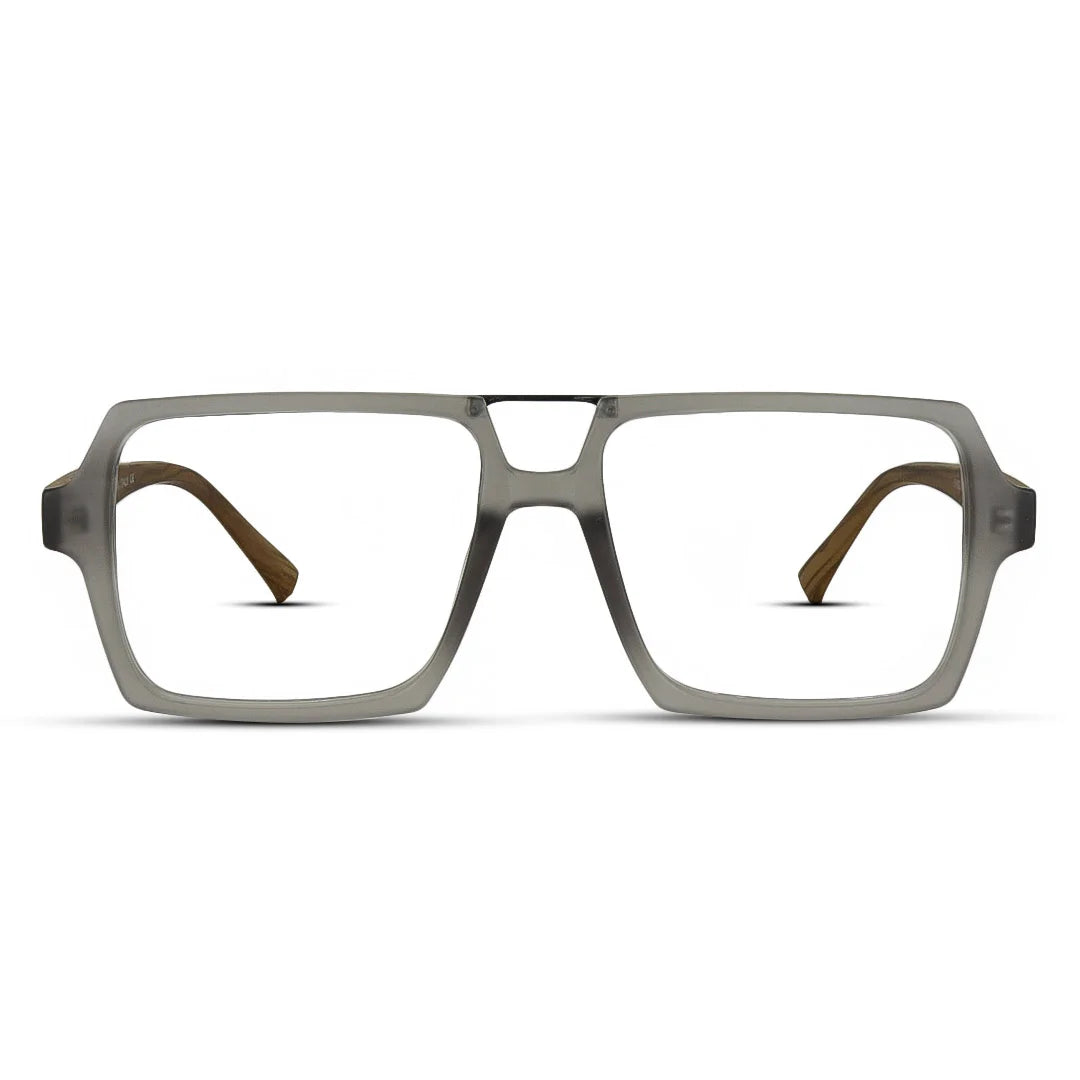 Sharp Square Matte Finish Eyeglasses – Bold Definition, Modern Style