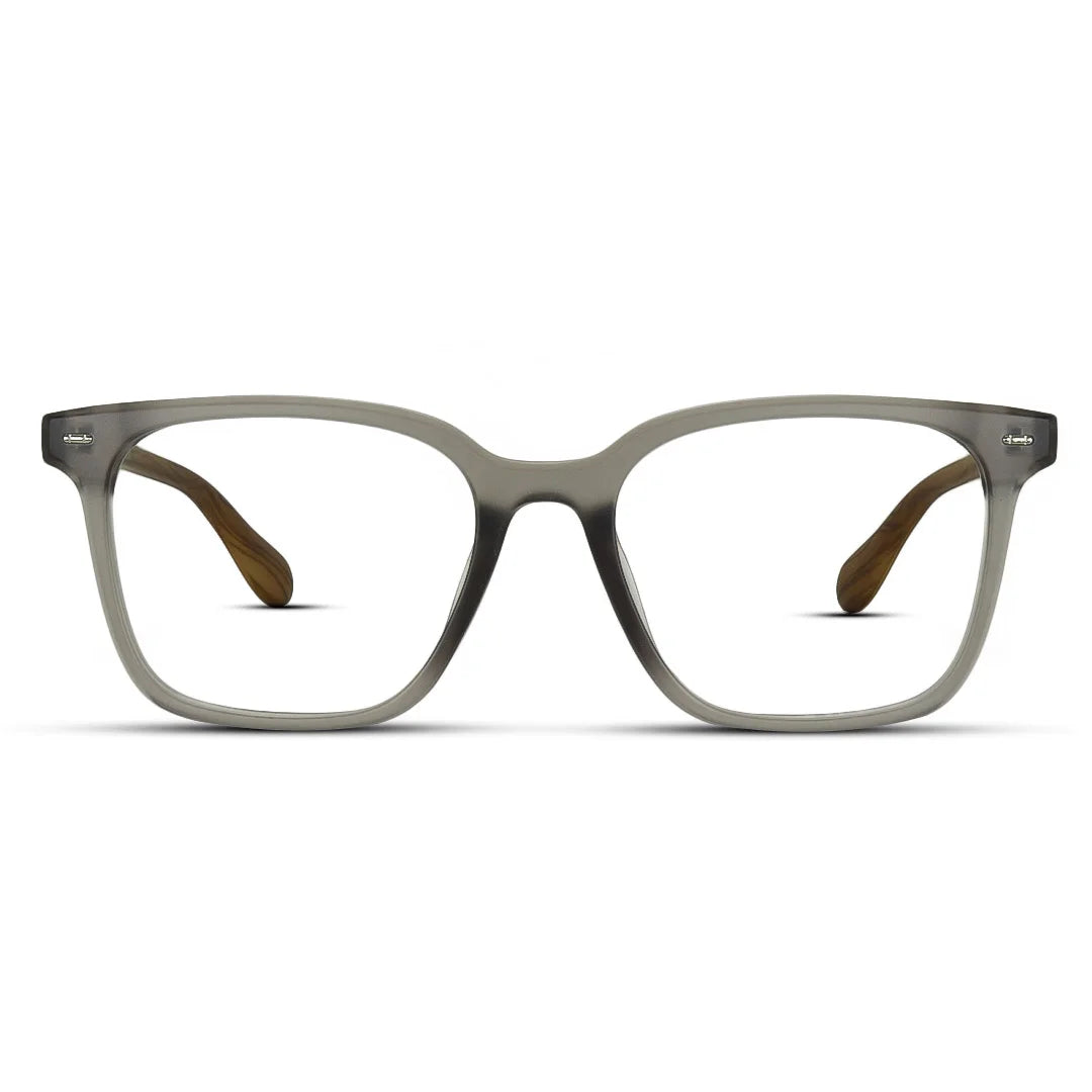 Square Matte Finish Eyeglasses – Bold & Modern Eyewear Style