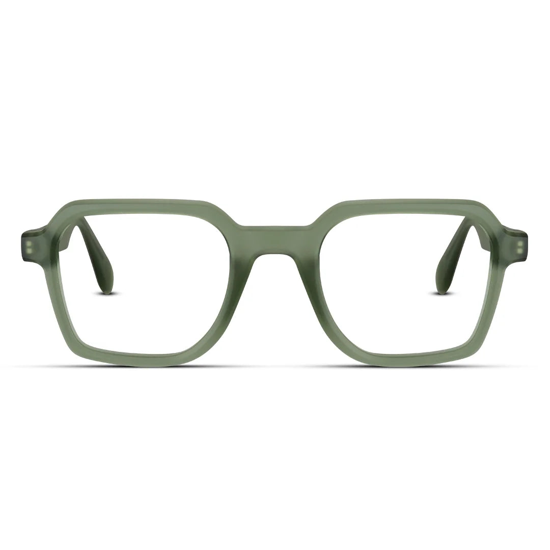 Square Bold Men’s Eyeglasses Strong Frames, Modern Edge