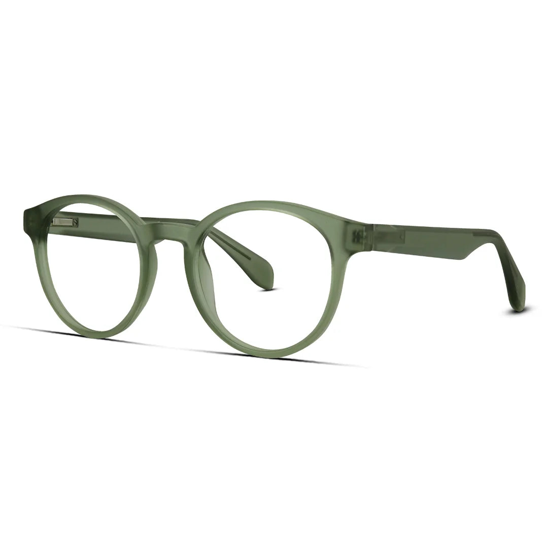 Matte Round Eyeglasses A Soft, Sophisticated Look