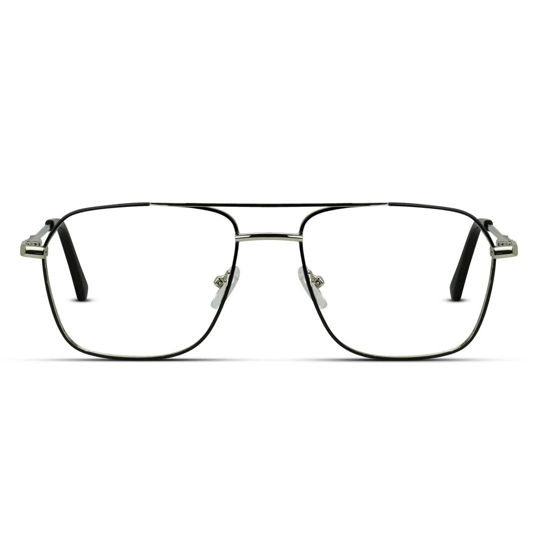 Metal Double Bridge Men's Eyeglasses