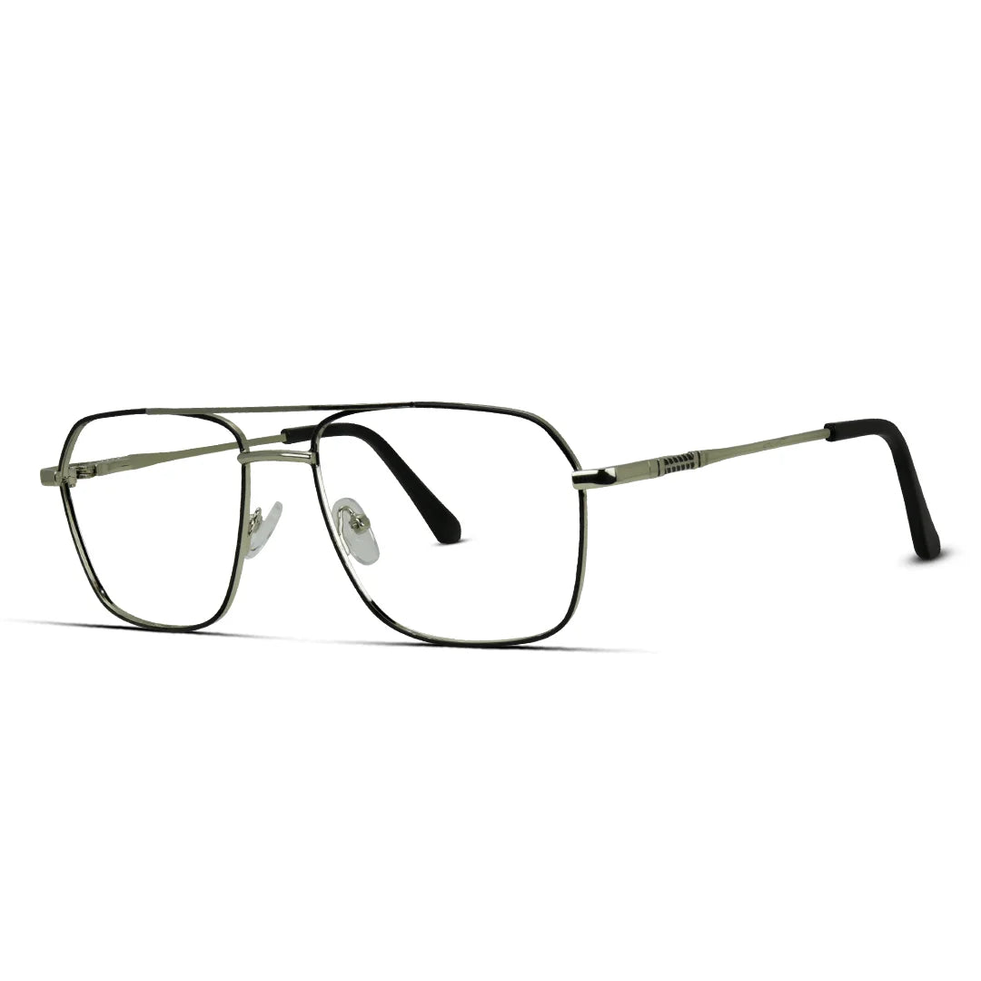Metal Double Bridge Men's Eyeglasses