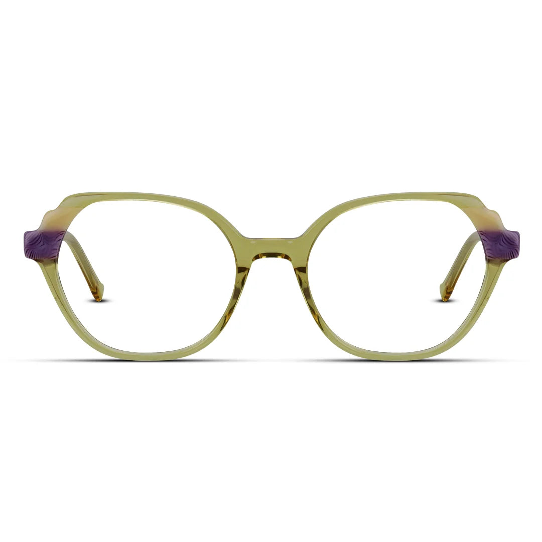 Chic Hexagonal Acetate Eyeglasses For Women
