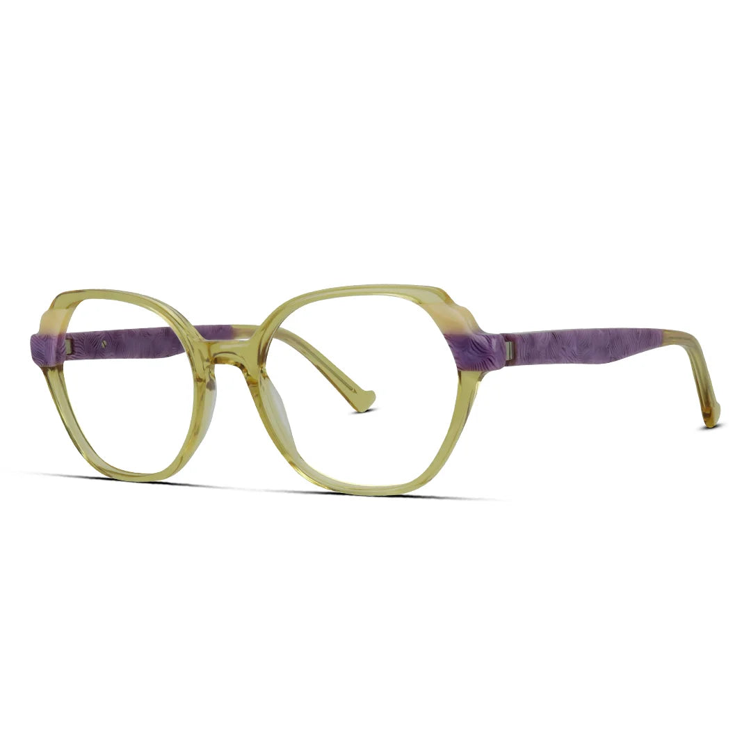 Chic Hexagonal Acetate Eyeglasses For Women