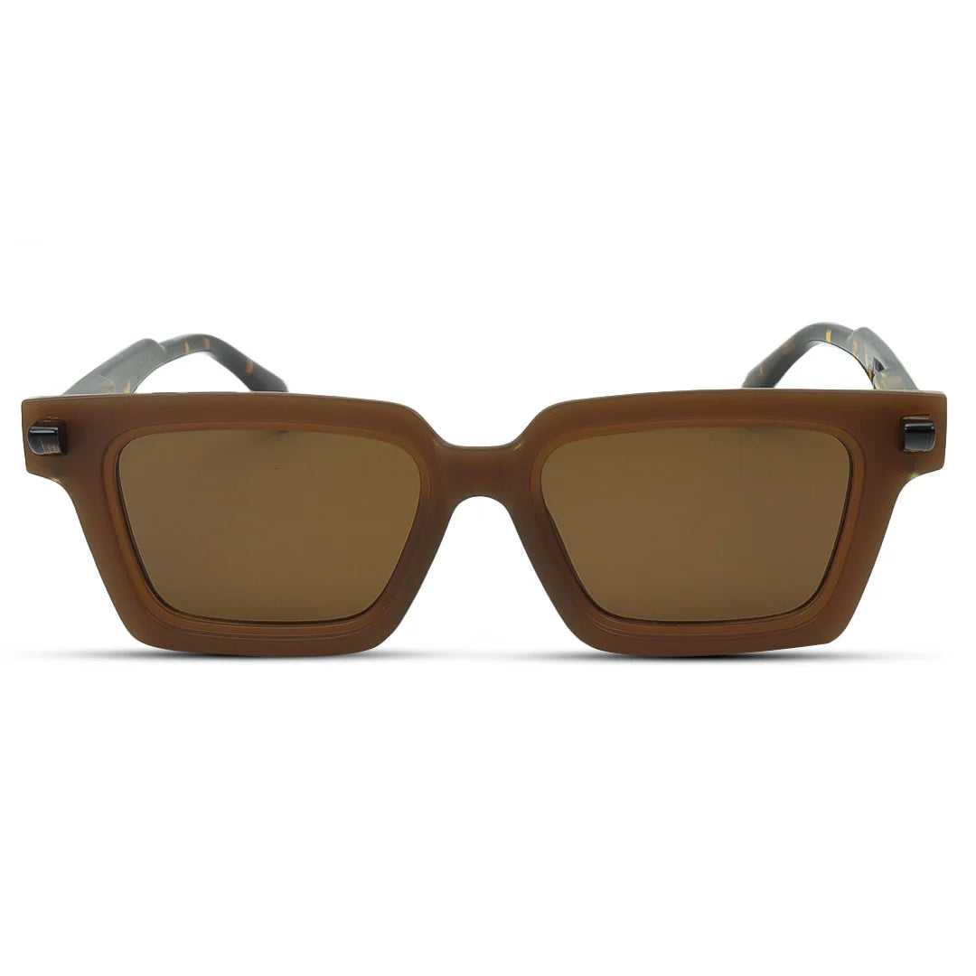 Rectangle Bold Medium Trendy Sunglasses