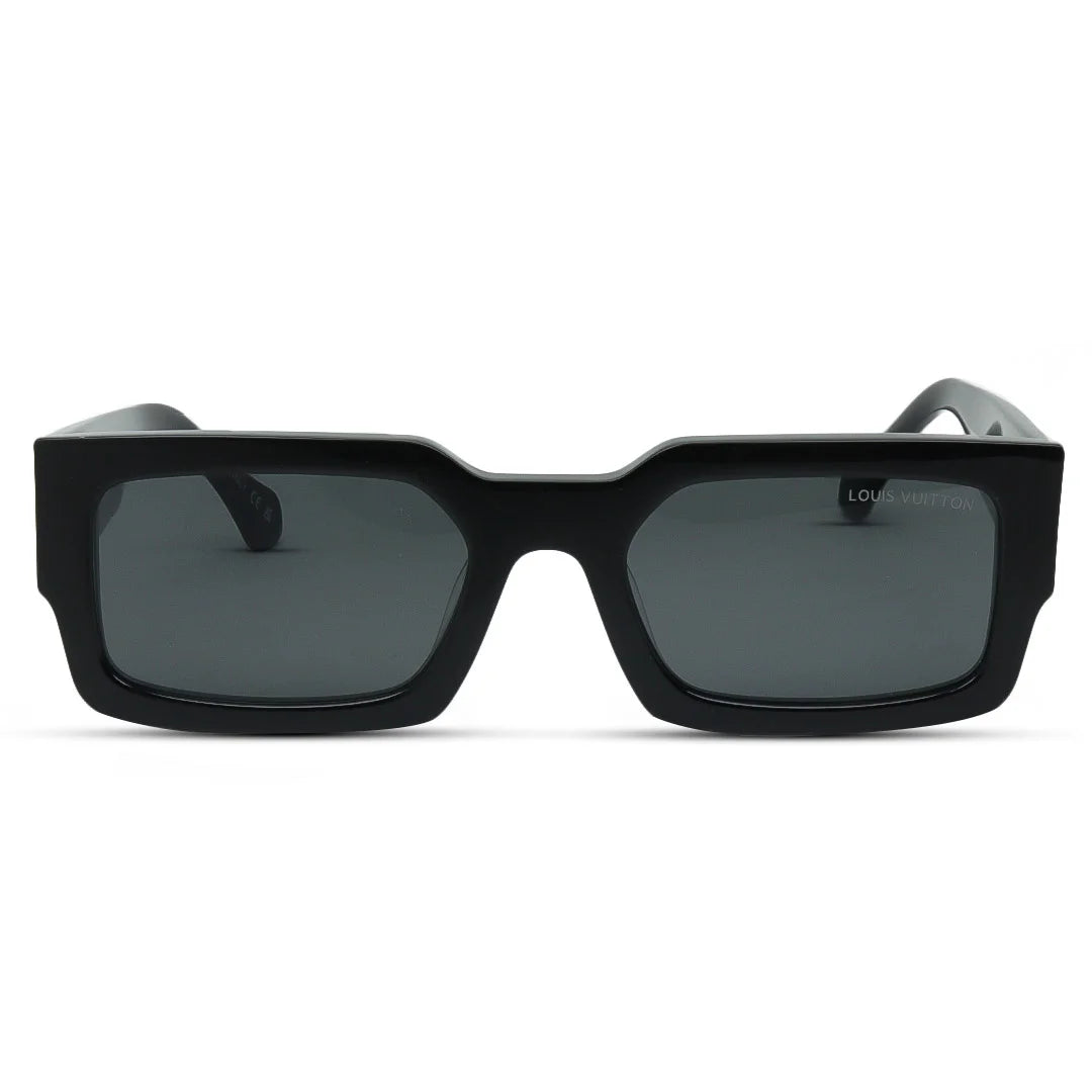 Bold Rectangle Sunglasses – Modern Edge & Confident Style