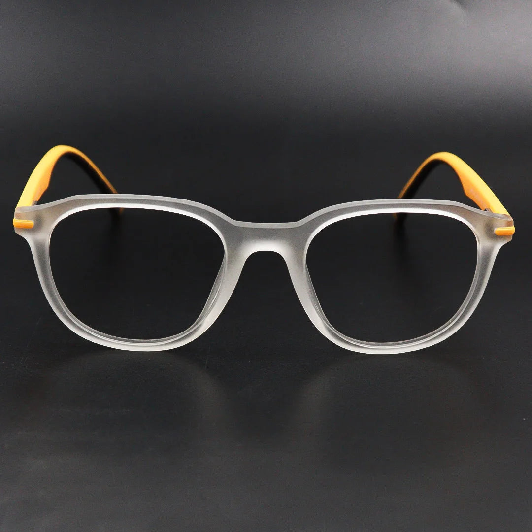 Frosted Yellow Matte Eyeglasses for Men & Women