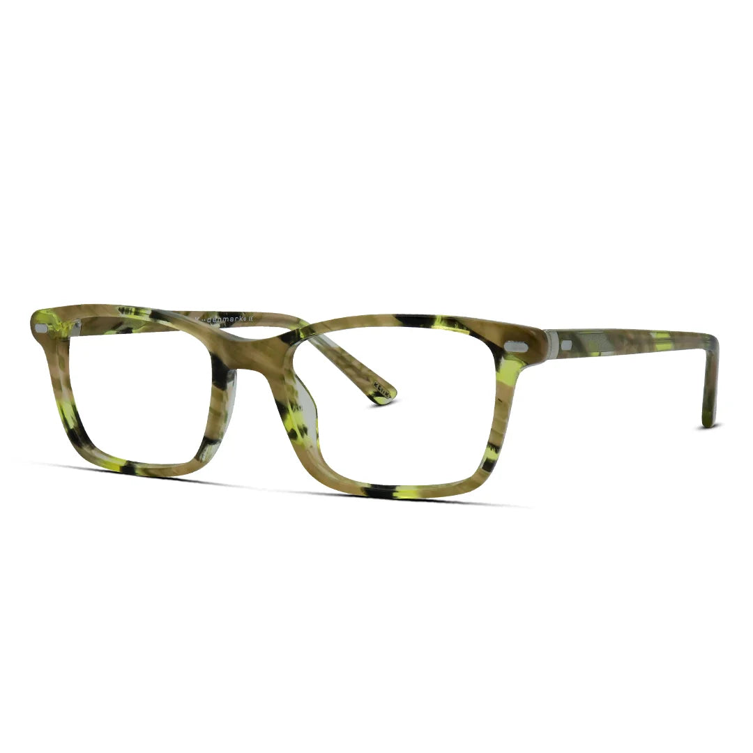 Klik Eyewear Rectangle Acetate Unisex Eyeglasses for Small Faces