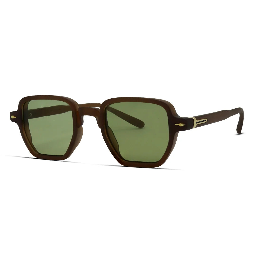 Modern Luxury Unisex Hexagon Sunglasses