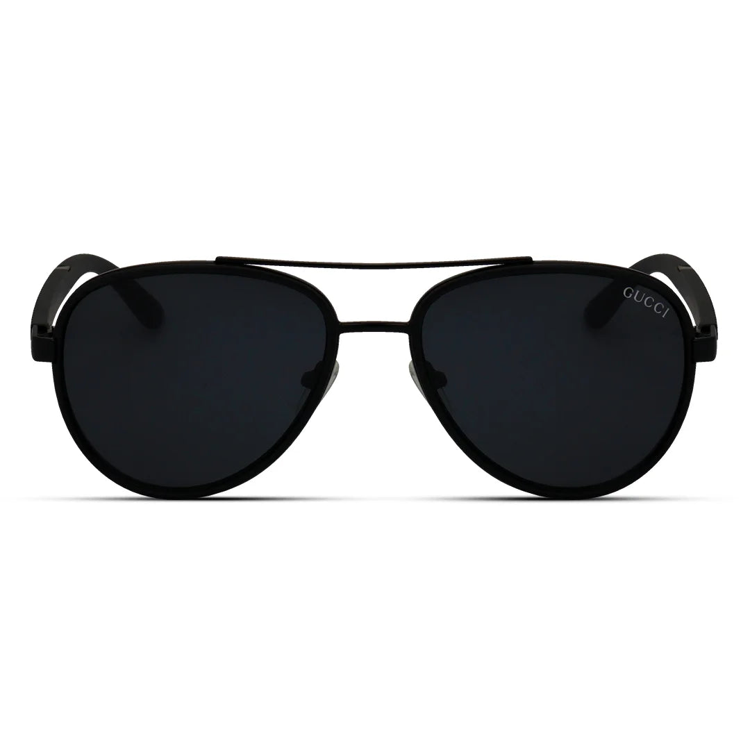 Classic Black Aviator Sunglasses for Men