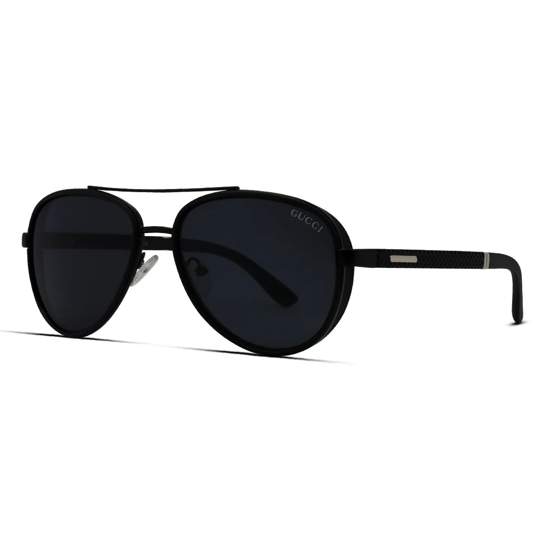 Classic Black Aviator Sunglasses for Men