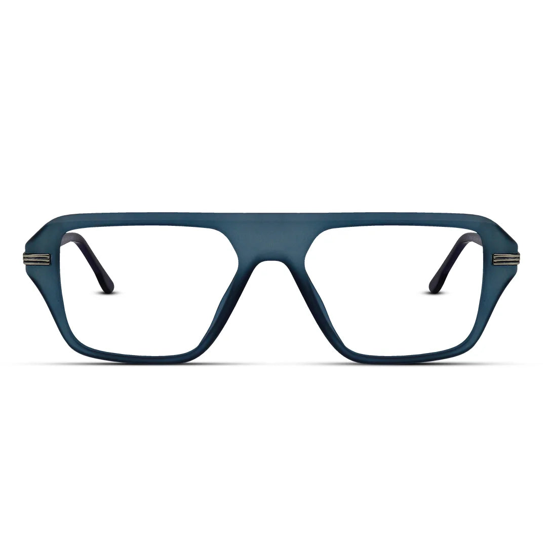Modern Sharp Rectangle TR Eyeglasses For Men