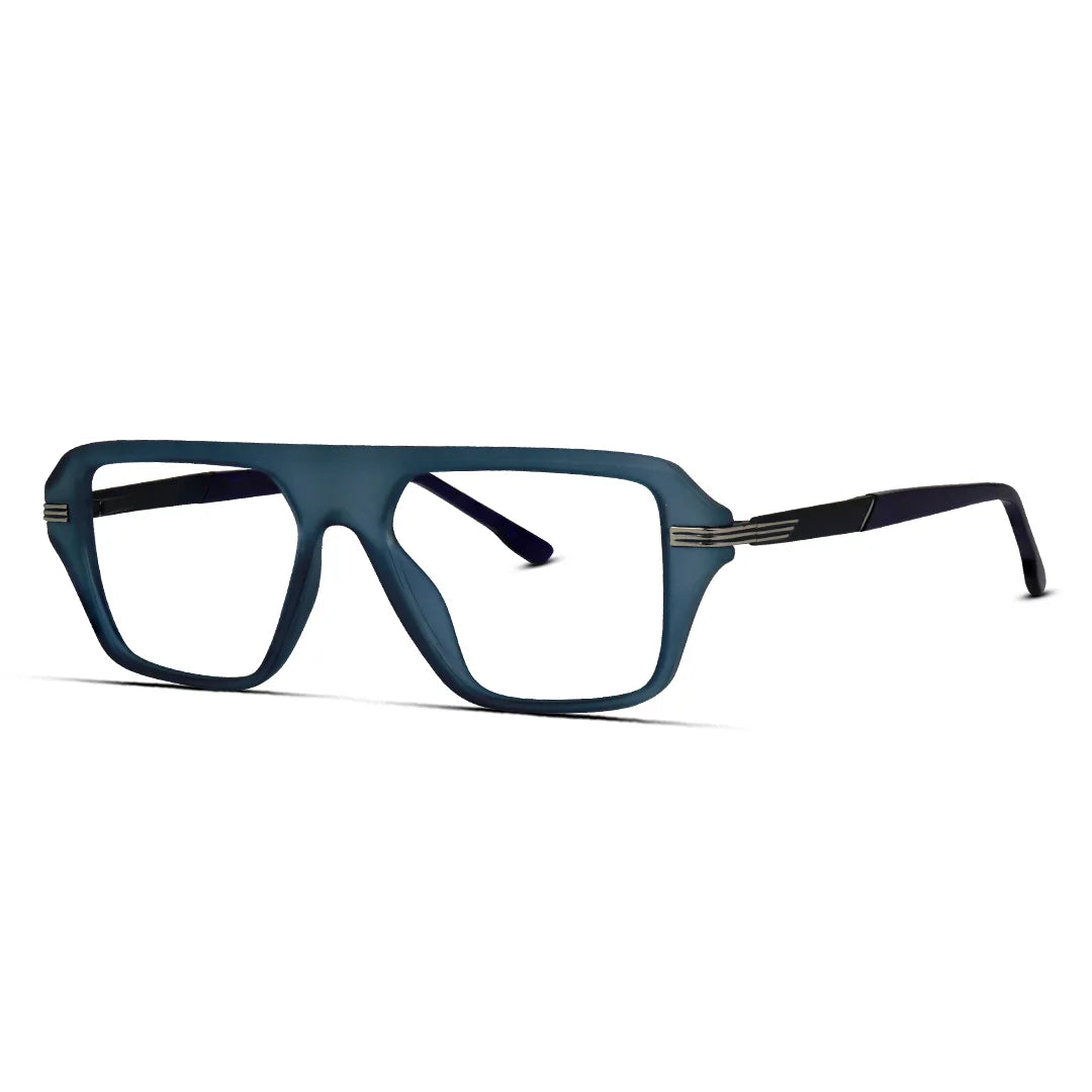 Modern Sharp Rectangle TR Eyeglasses For Men