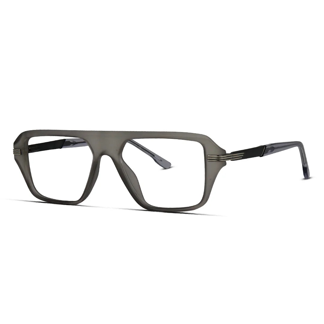 Modern Sharp Rectangle TR Eyeglasses For Men