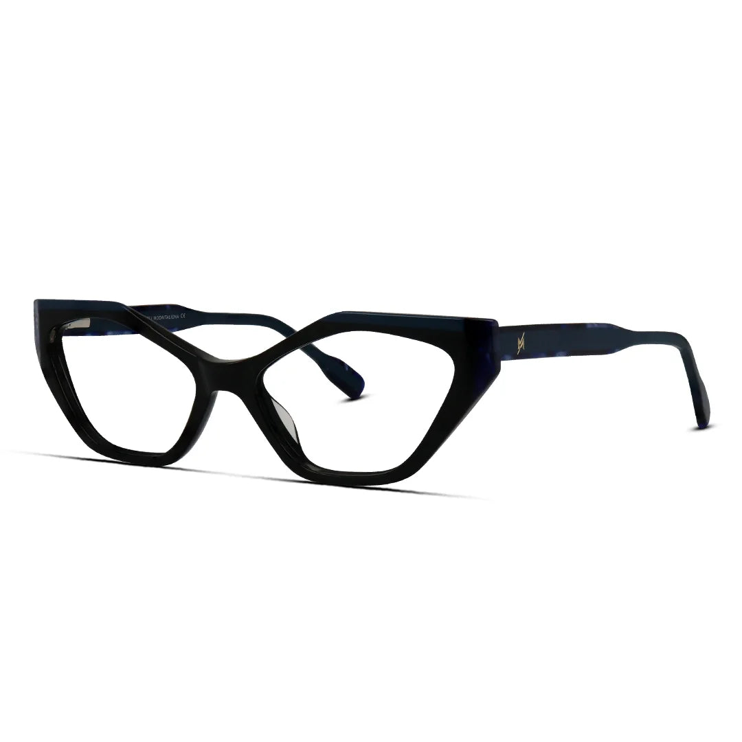 Trendy Women Acetate Bold Cat Eyeglasses