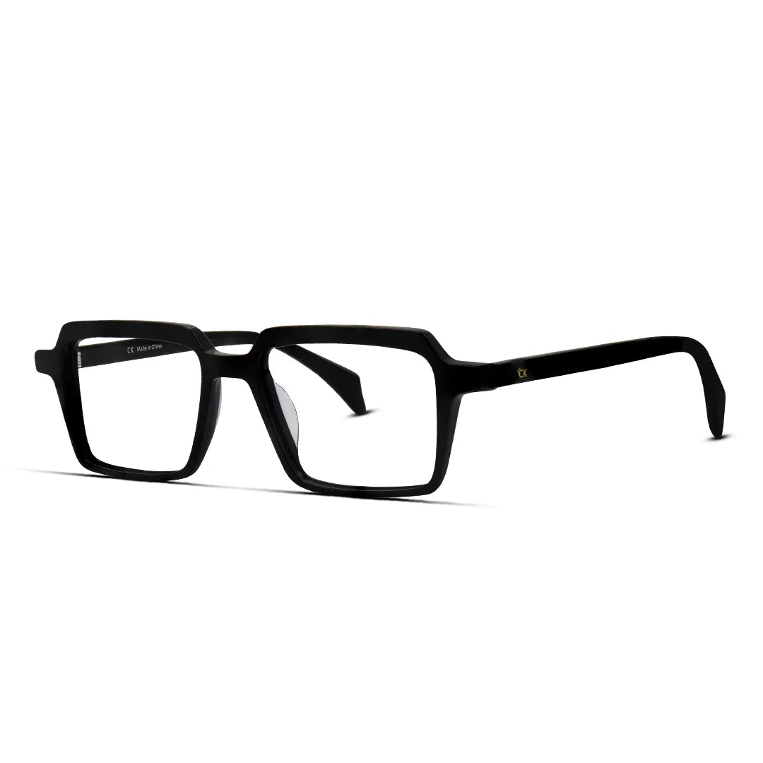 Modern Sharp Rectangle Bold Acetate Men’s Eyeglasses