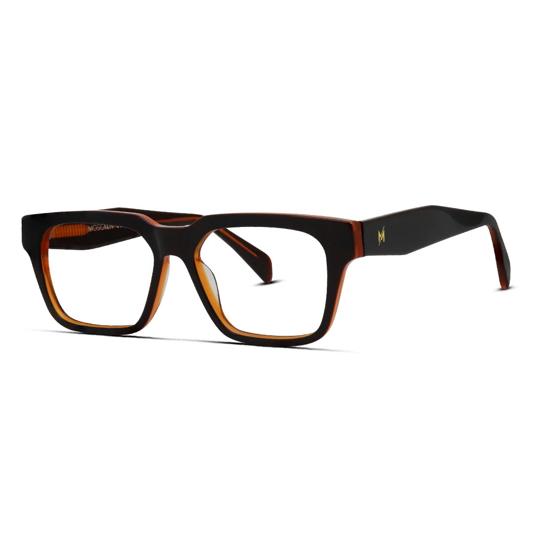 Men’s Bold Rectangle Eyeglasses