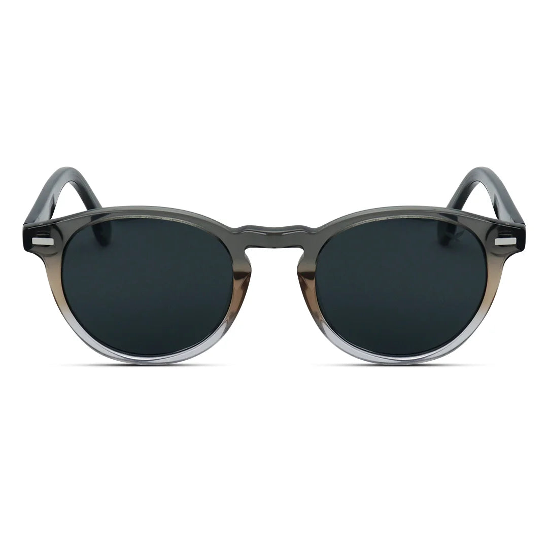 Caxman 1520 Round Medium Acetate Unisex Sunglasses