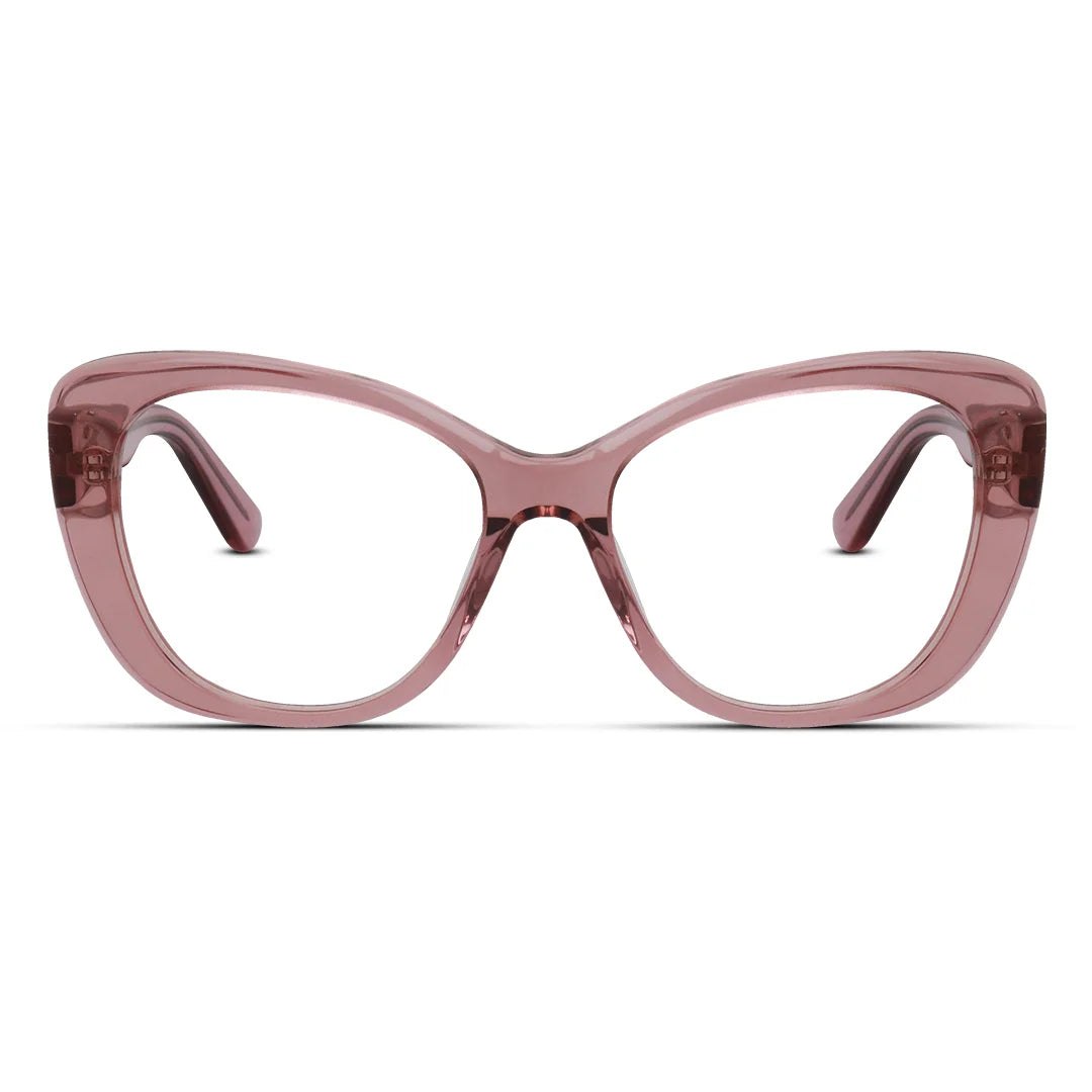 Women's Thick Cat Eye Acetate Eyeglasses Bold Statement Frame