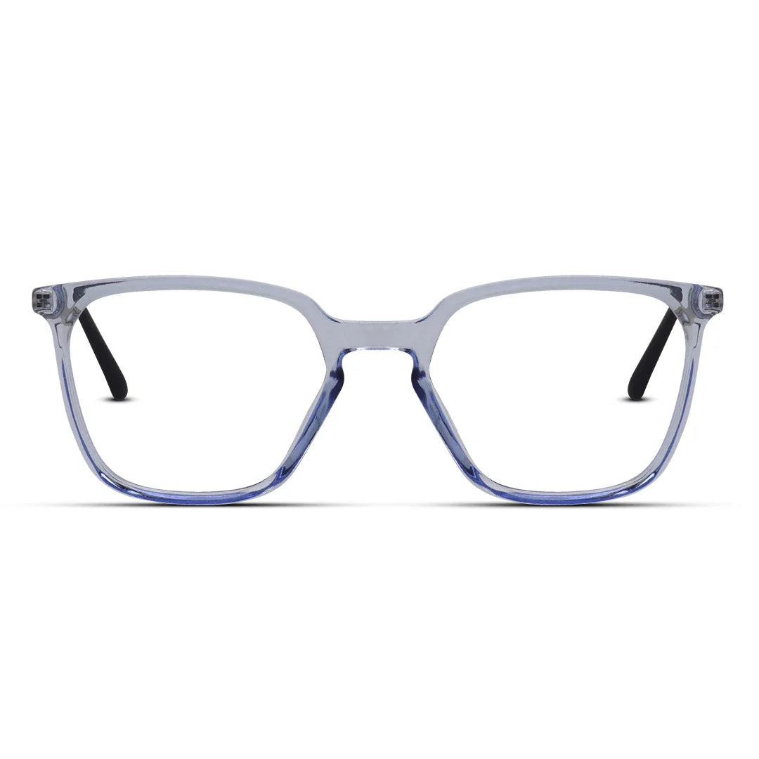 Men's Sleek Hexagon Eyeglasses Flexible Frame
