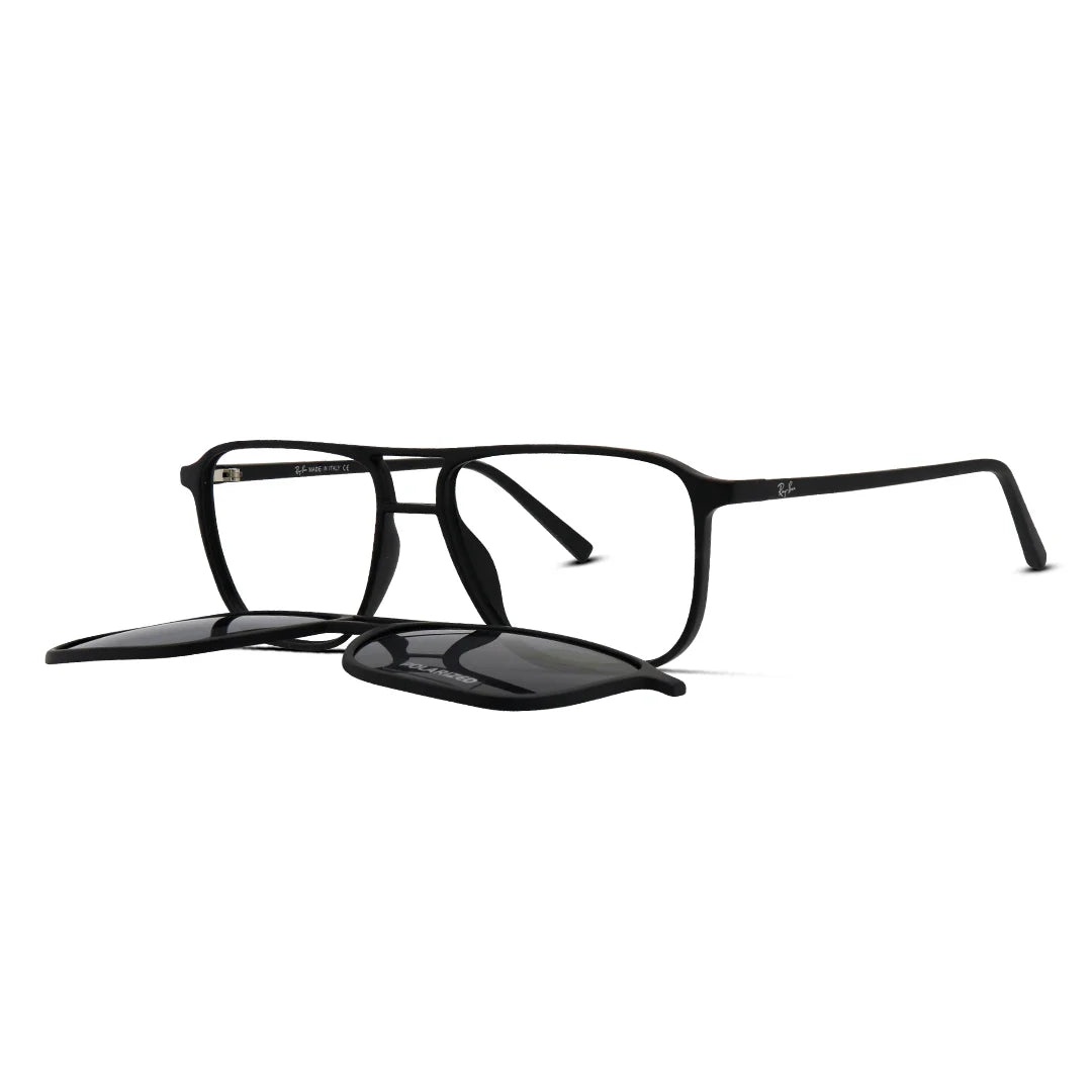 Polarized Aviator Clip-On Eyeglasses Stylish & Protective