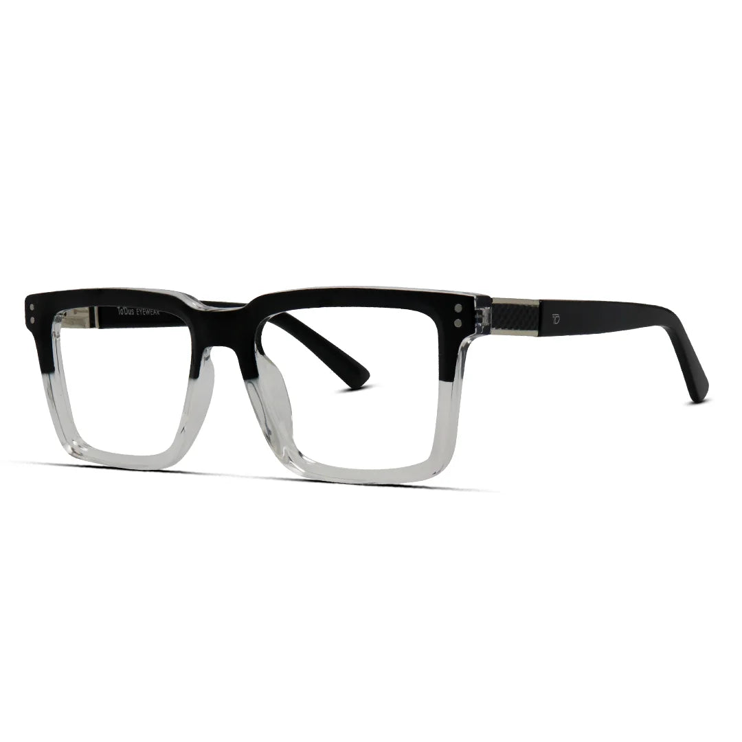 Men’s Square Acetate Eyeglasses Classic Bold Frames