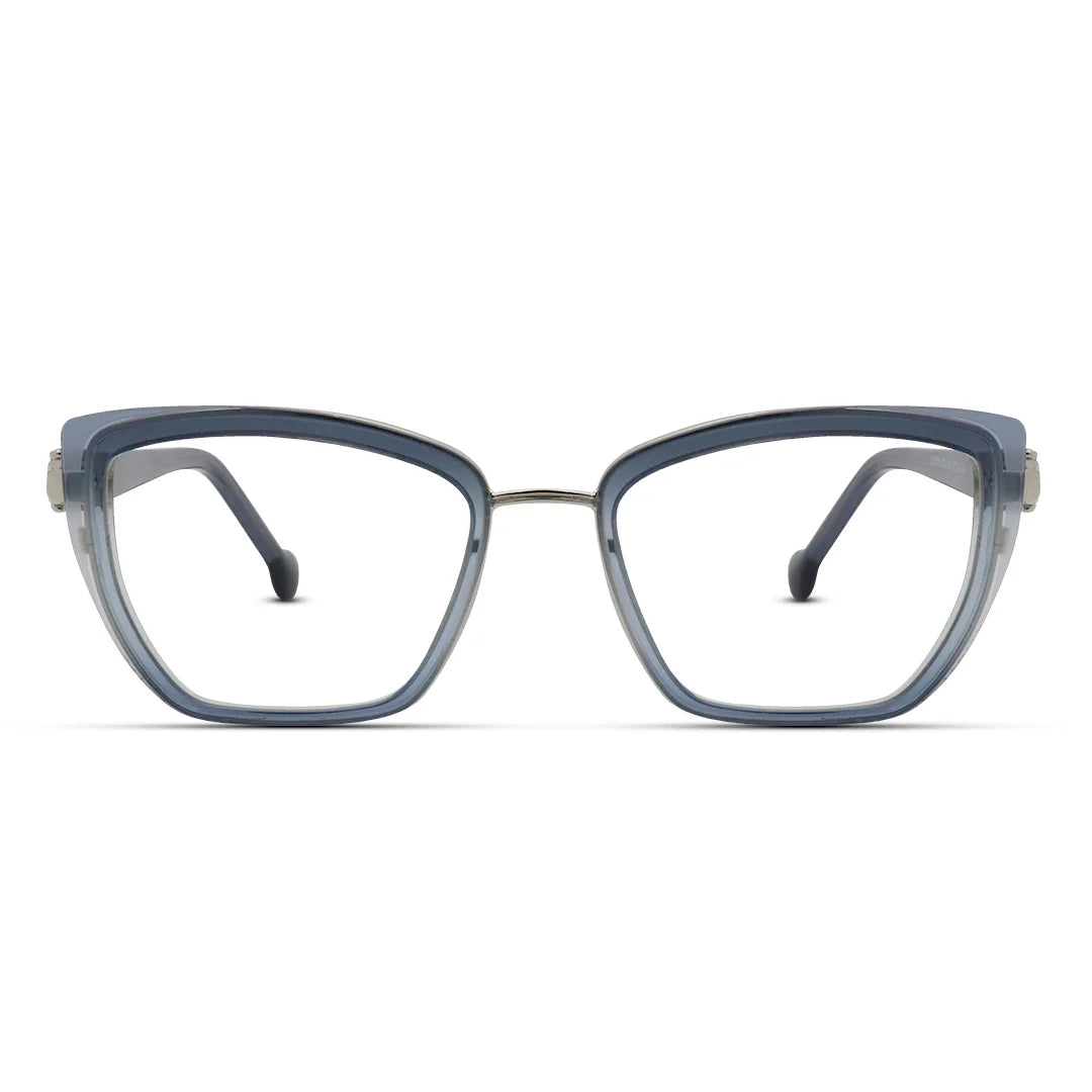 Premium Metal Cat-Eye Eyeglasses for Women Elegant Luxury