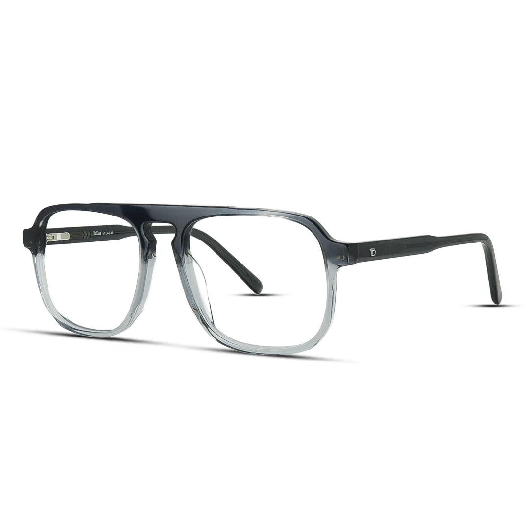 Square Aviator Acetate Medium Men's Eyeglasses