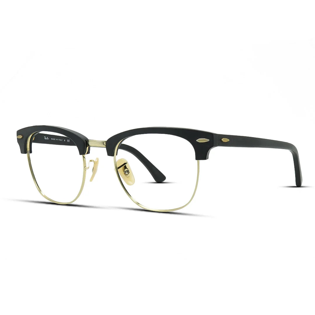 Matte Clubmaster Eyeglasses – Classic Retro Style with Modern Touch