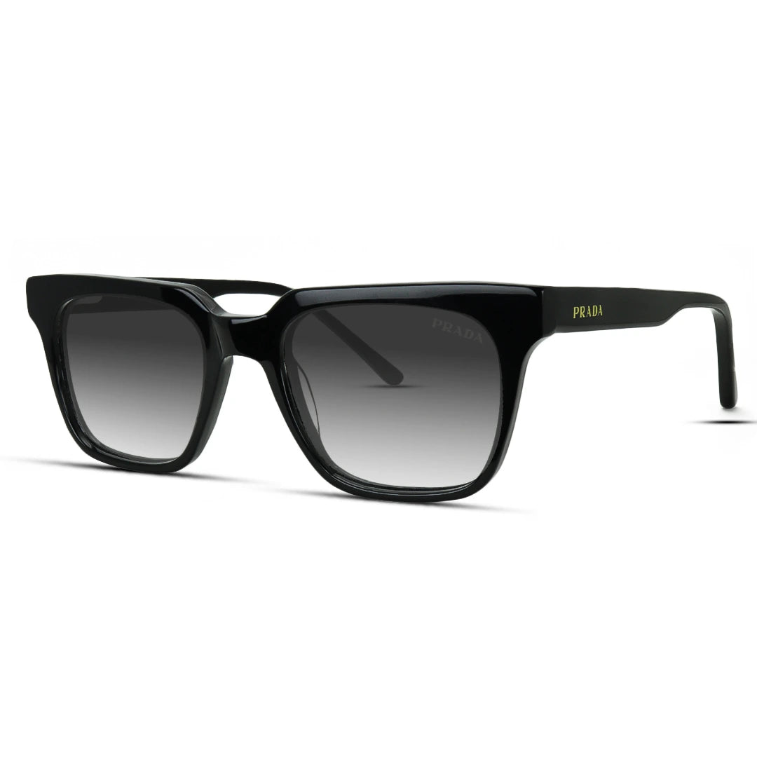 Square Acetate Wayfarer Style Men's Sunglasses