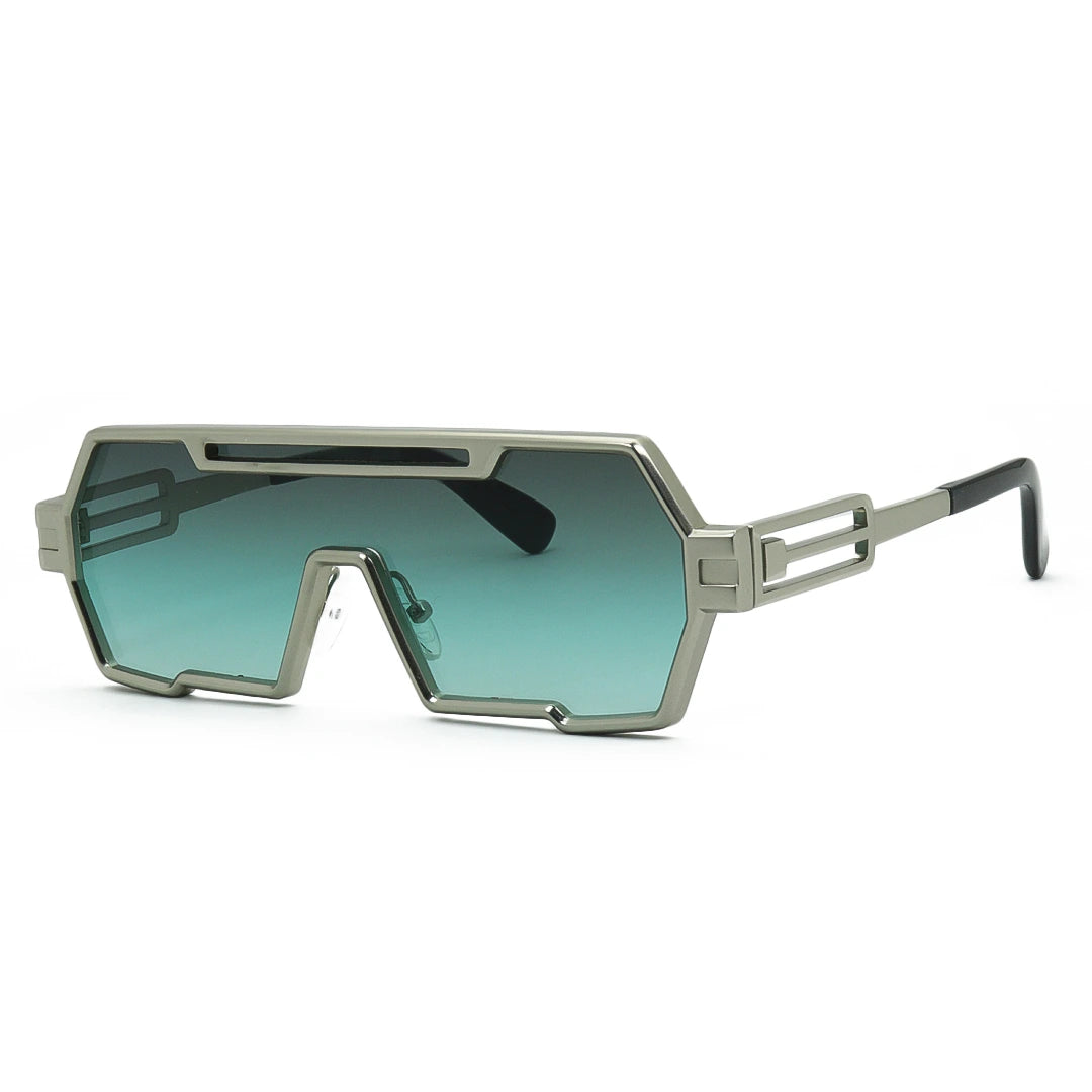 One Piece Metal Medium Men's Sunglasses