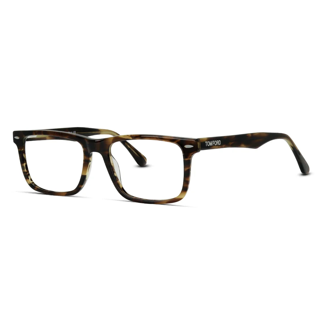 Rectangle Acetate Medium Men's and Women's Eyeglasses