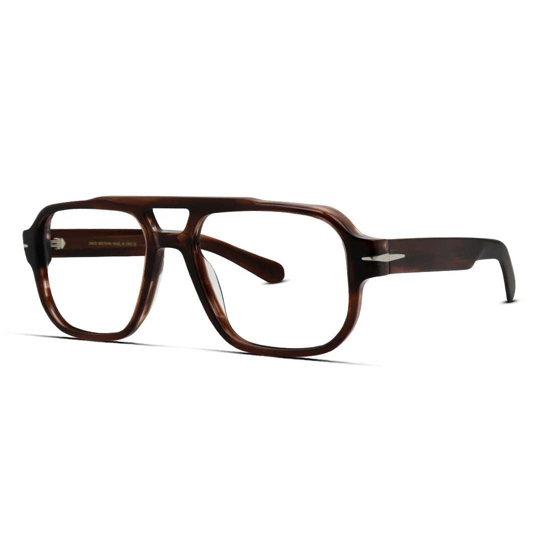 Wide Fit Aviator Acetate Eyeglasses Frame for Large Faces