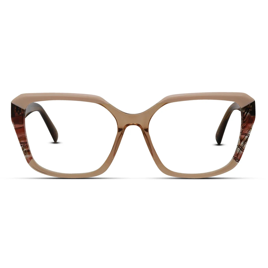 Bold Thick Cat Eye Acetate Glasses Women's Luxury Frame