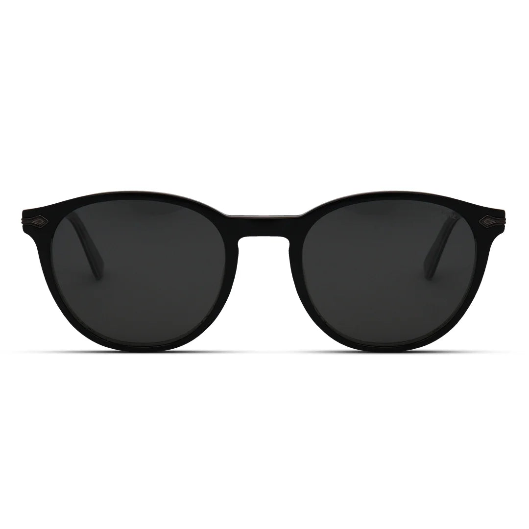 Unisex Semi-Round Acetate Sunglasses Handcrafted Designer Frame