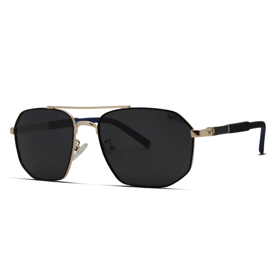 Caxman 6314 Hexagon Aviator Medium Men's Sunglasses