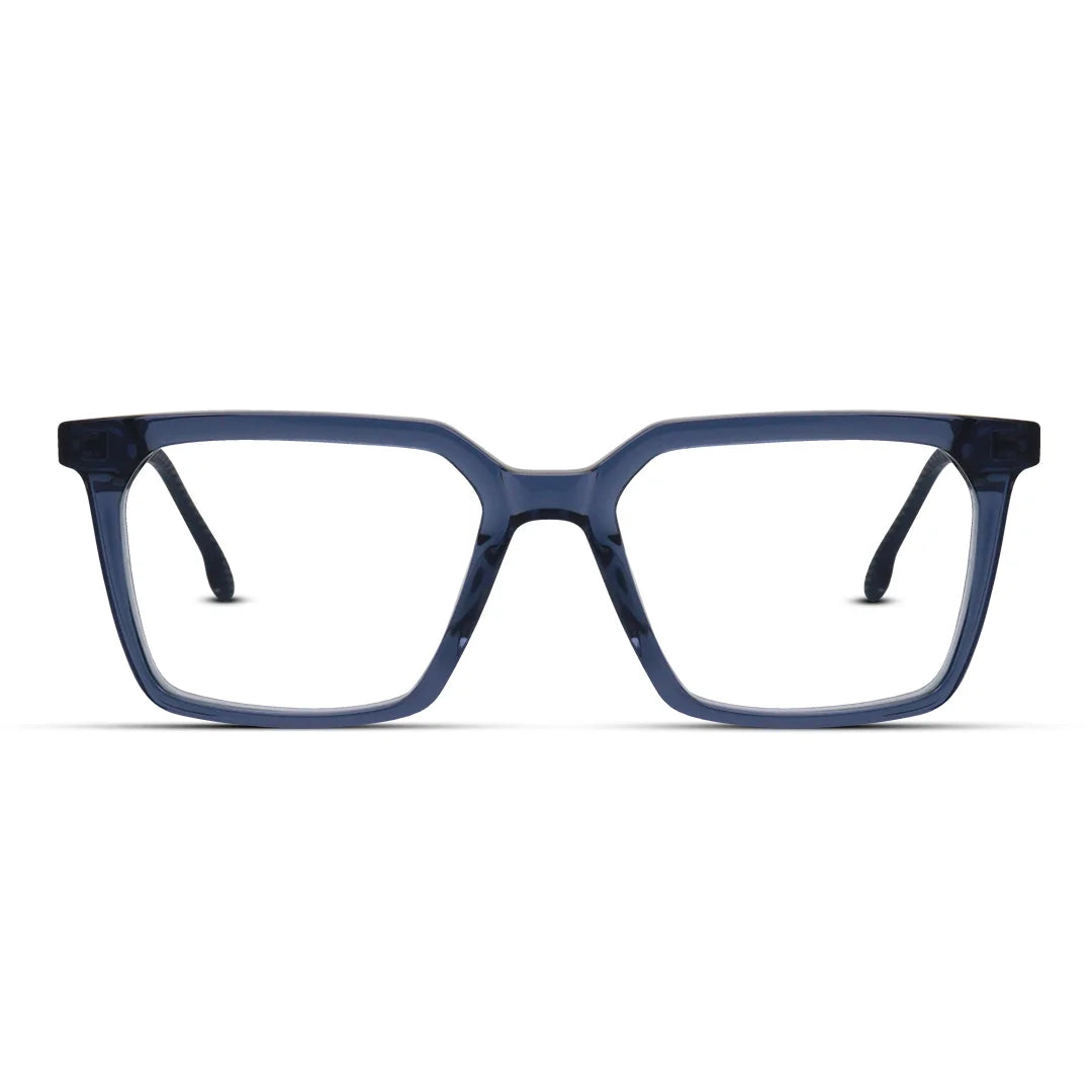 Men's Hexagon Acetate Eyeglasses Geometric Frame