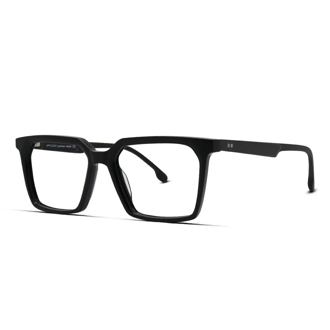 Men's Hexagon Acetate Eyeglasses Geometric Frame