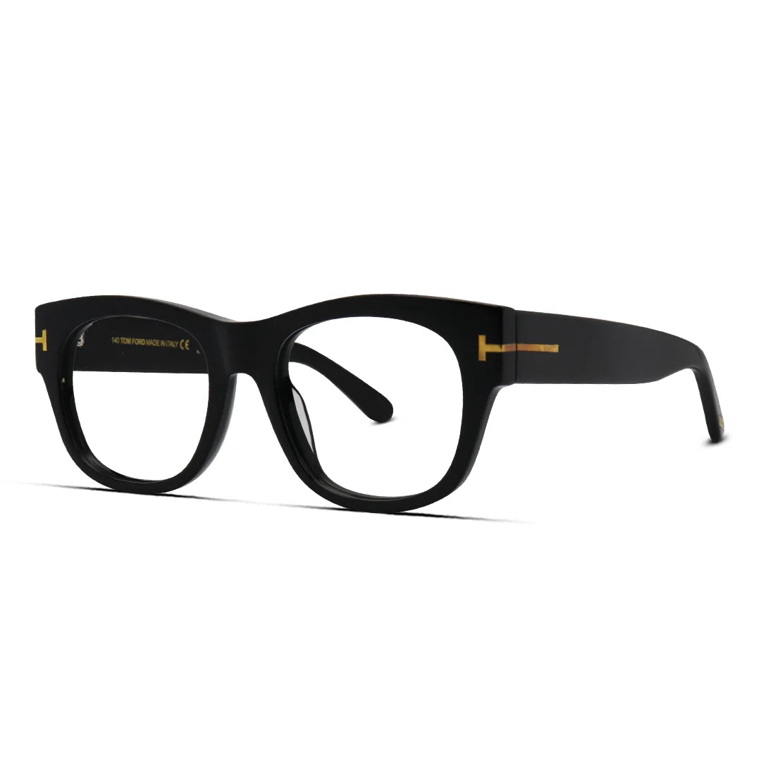 Thick Unisex Semi-Square Eyeglasses Retro Frame