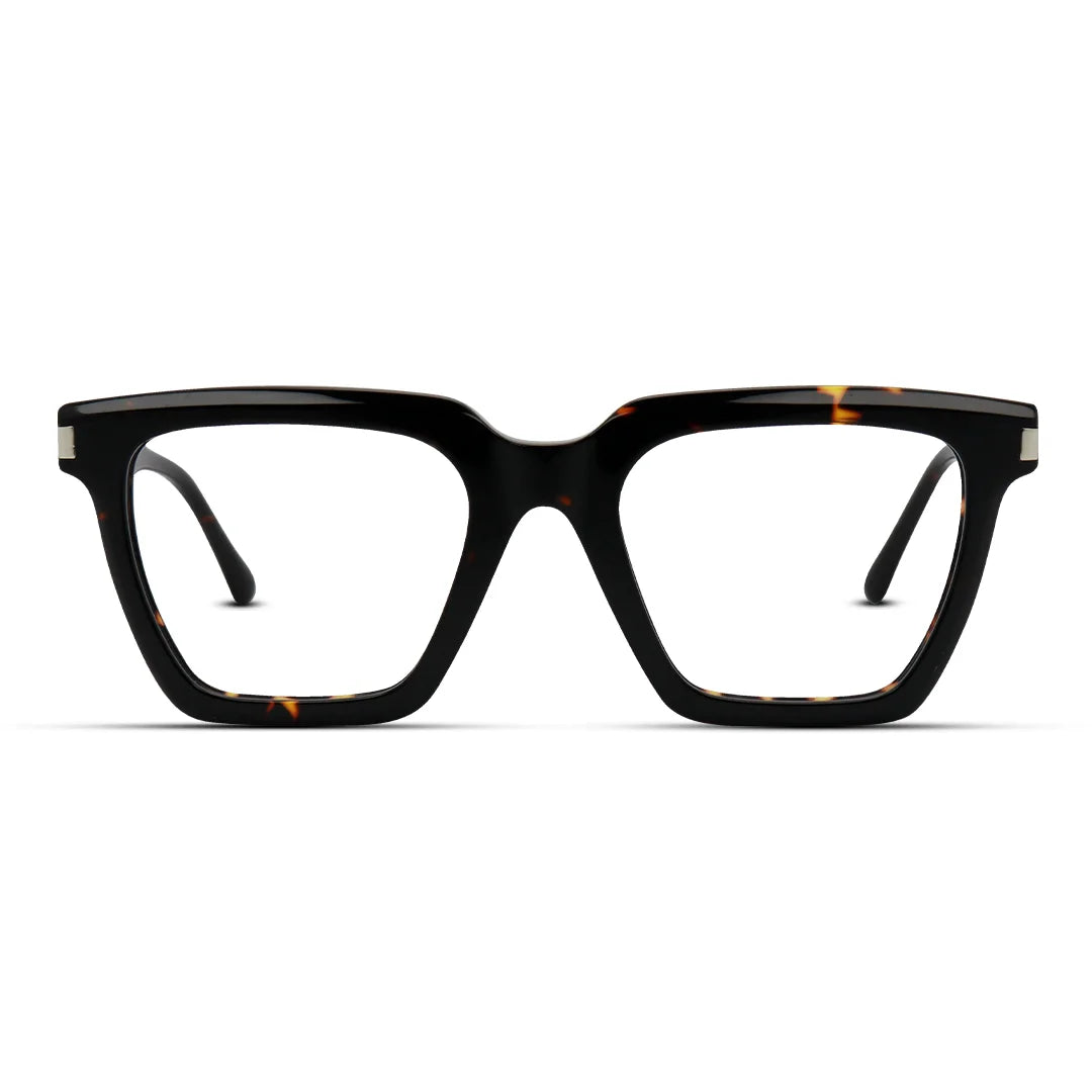 Bold Thick Square Acetate Glasses Unisex Eyewear