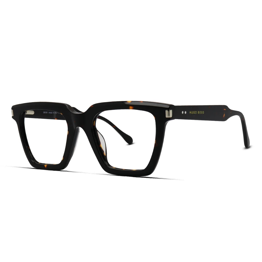 Bold Thick Square Acetate Glasses Unisex Eyewear
