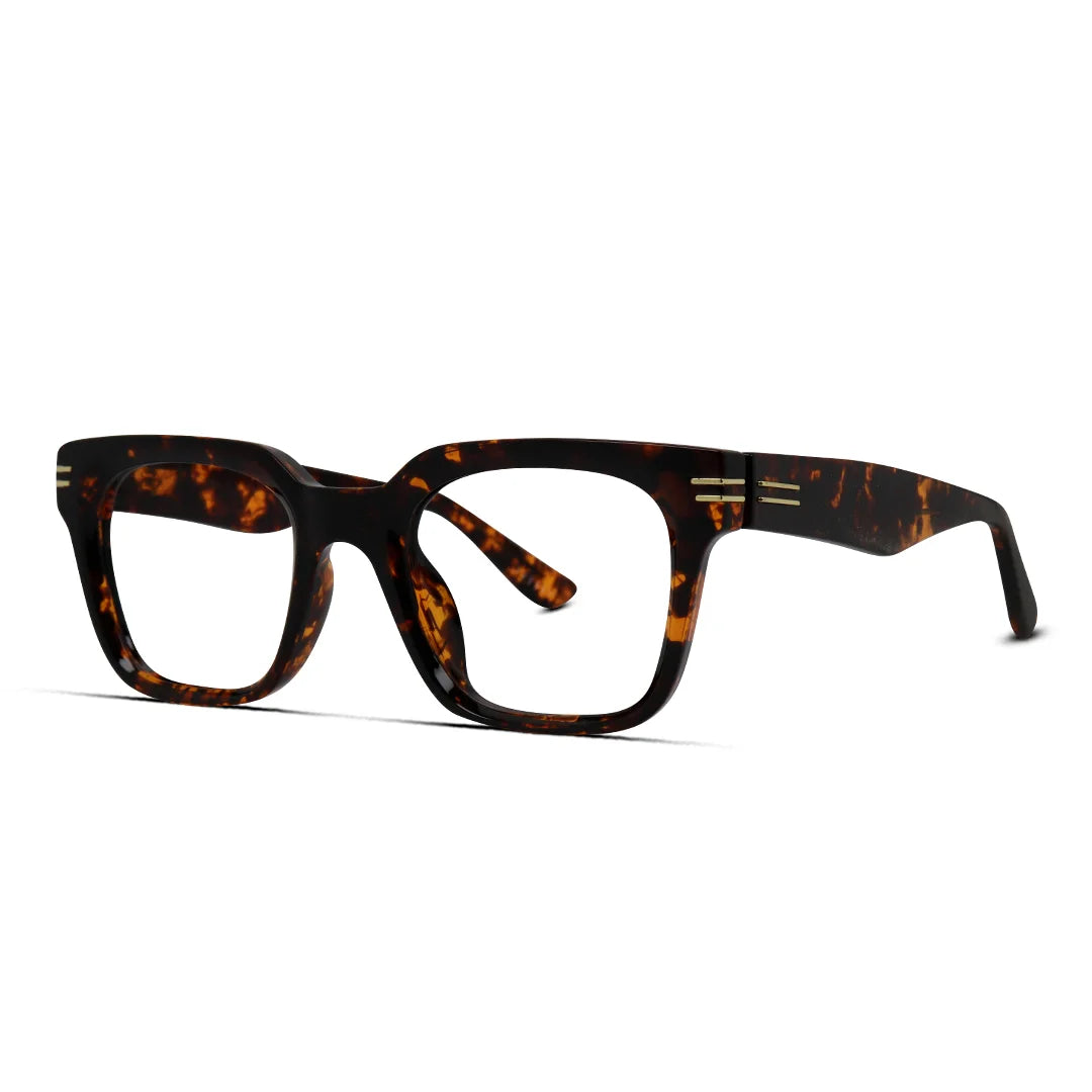 Thick Square Eyeglasses Bold Unisex Frame