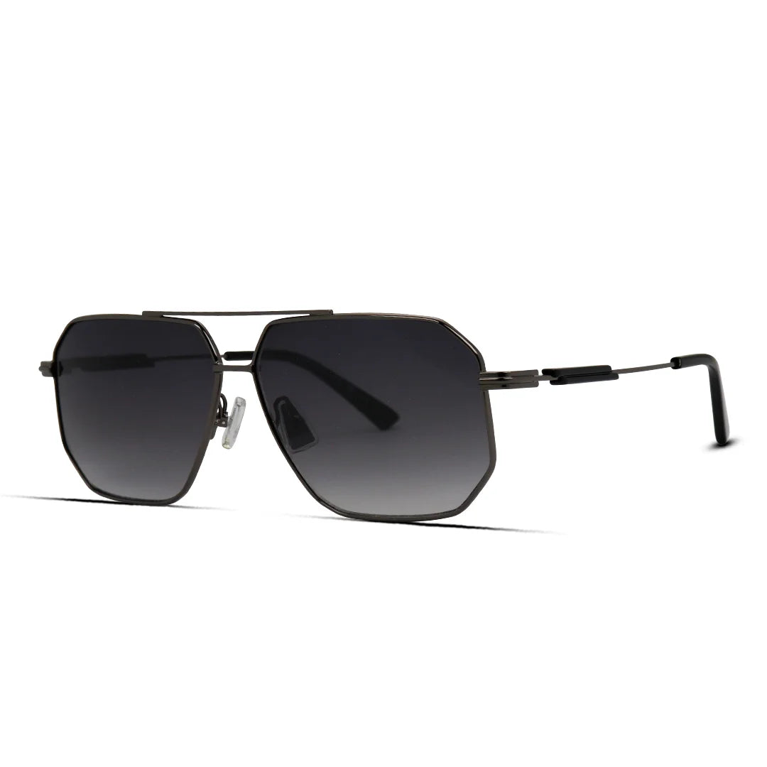 Premium Metal Hexagon Aviator Sunglasses for Men