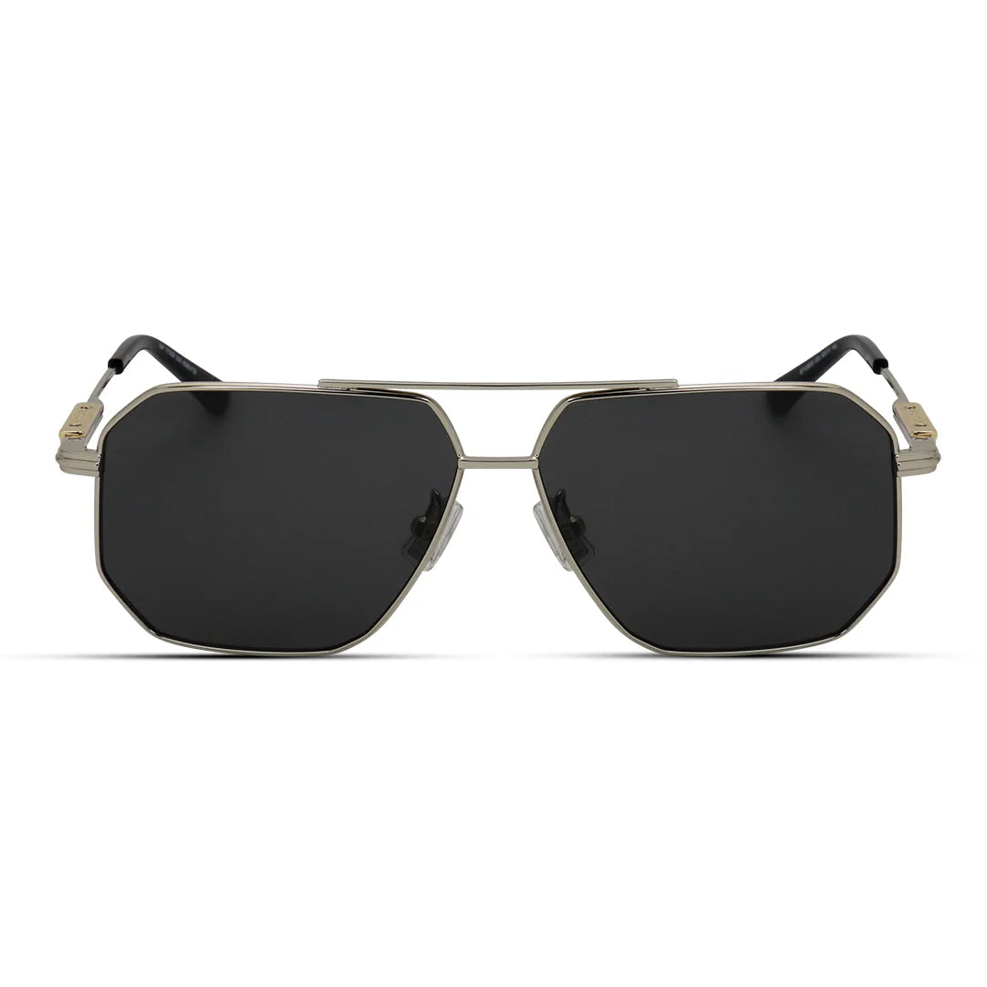 Premium Metal Hexagon Aviator Sunglasses for Men