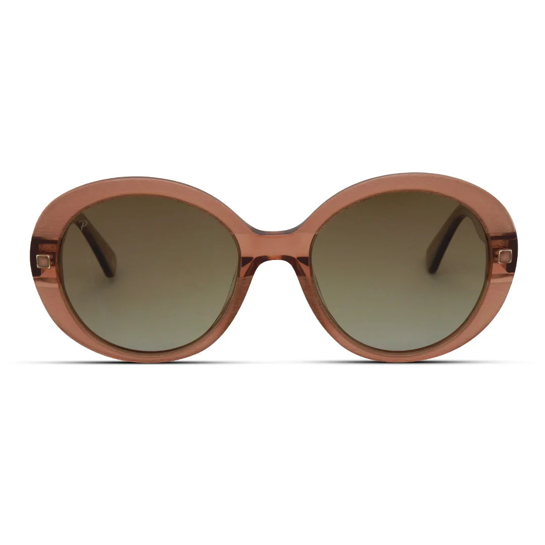 Kubik 5077S Round Bold Acetate Polarized Sunglasses