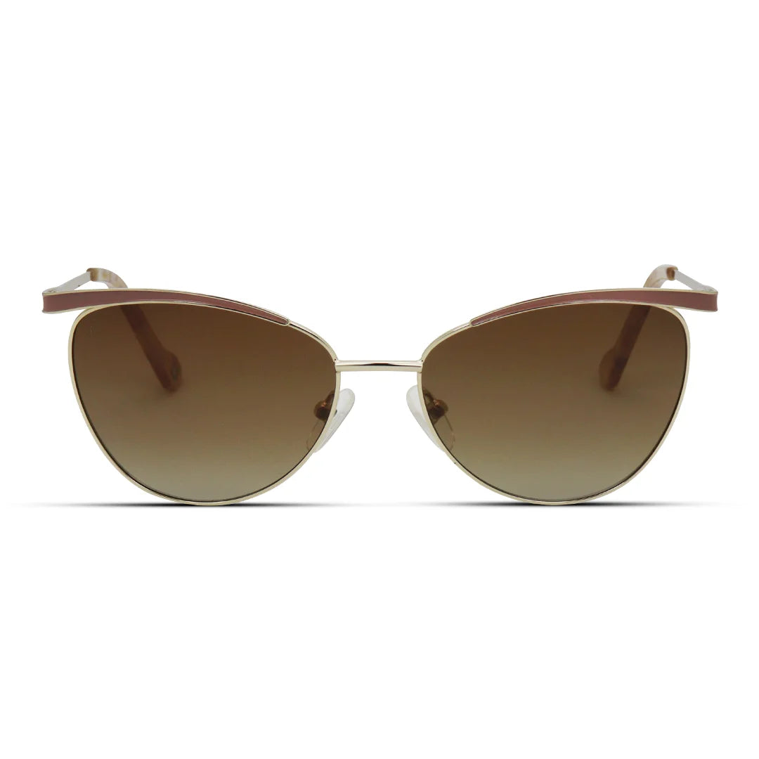 Kubik 5051S Metal Cat Eye Polarized Sunglasses
