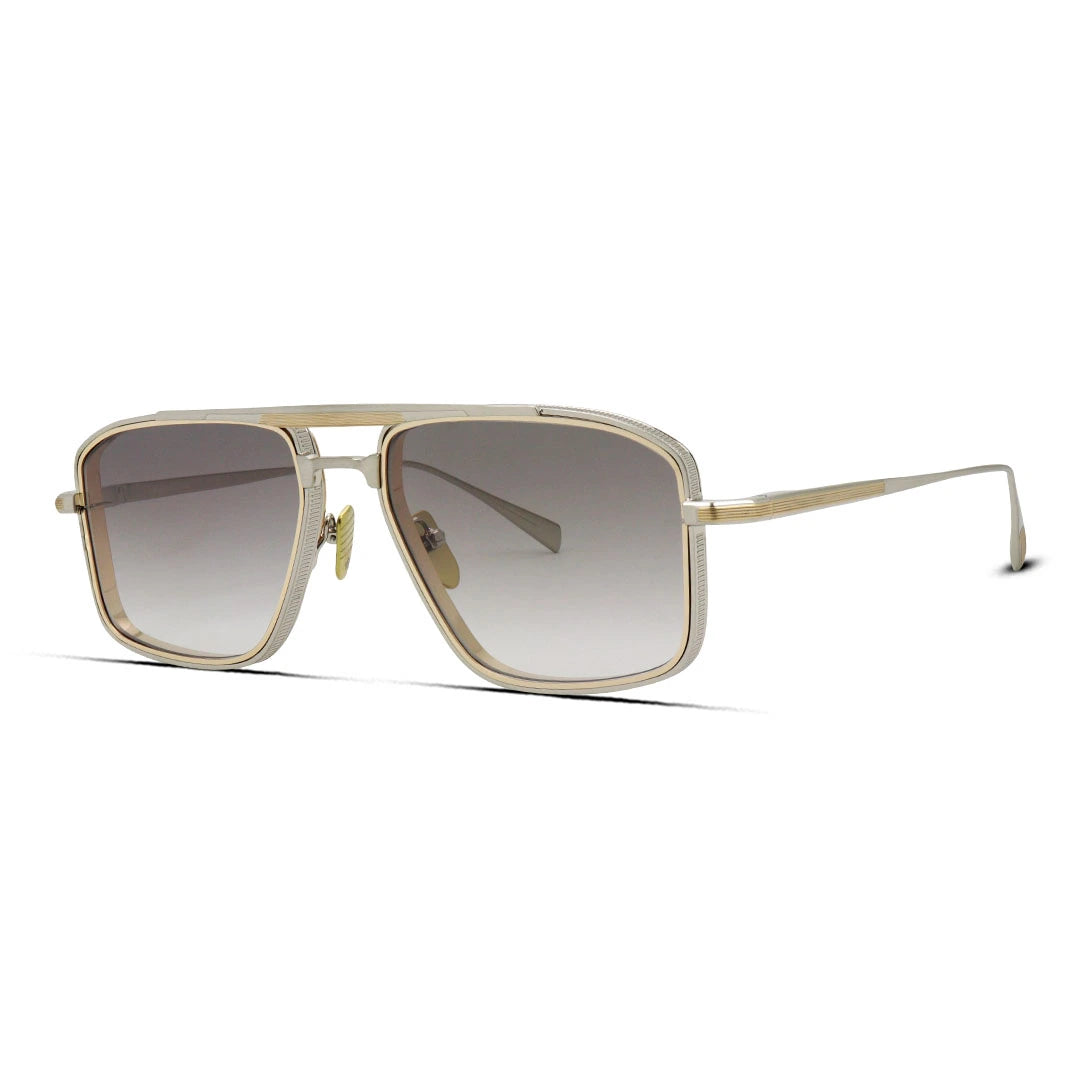 Earl Metal Aviator Square Sunglasses