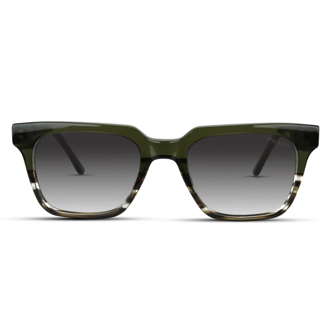 Square Acetate Wayfarer Style Men's Sunglasses